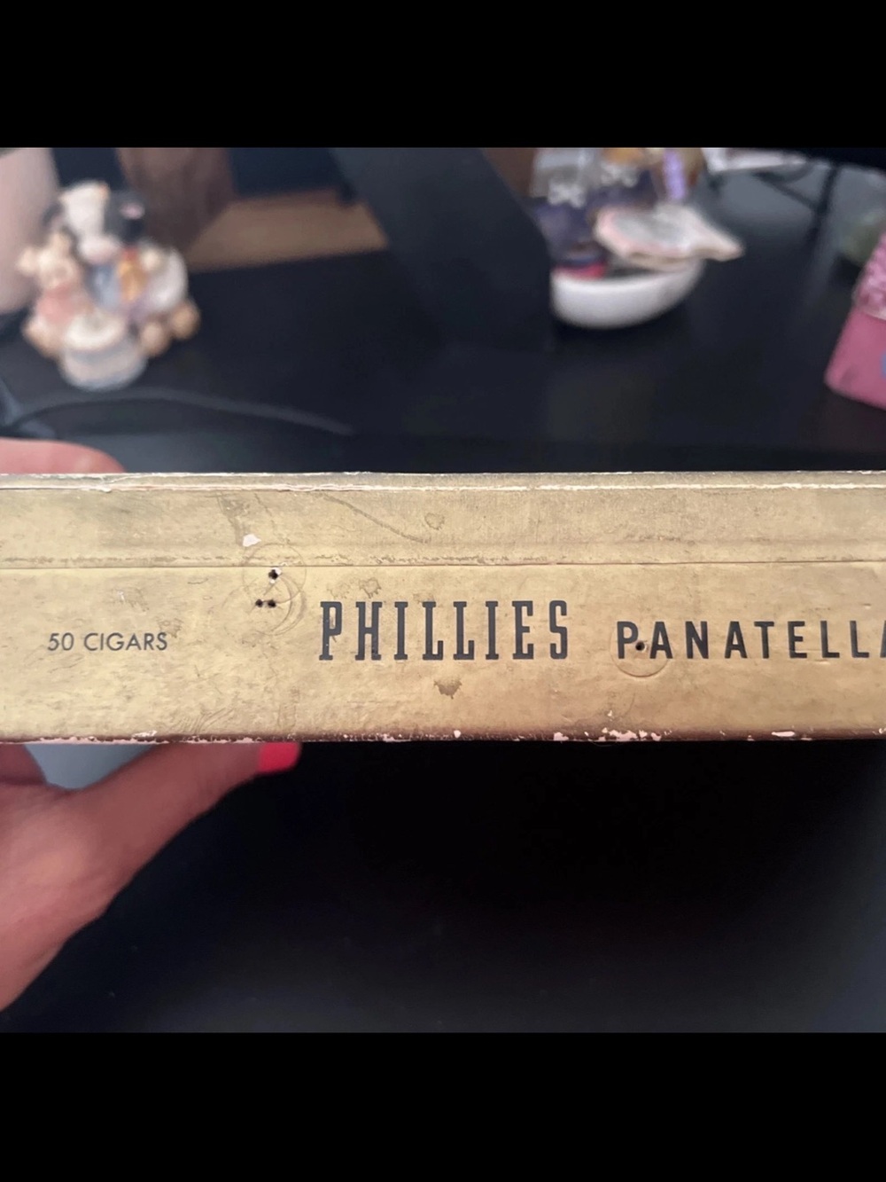 Lot Of 2 Phillies Panatella 1957 Cigar Boxes & Burge’s Wooden Corona De luxe NY - Picture 5 of 16
